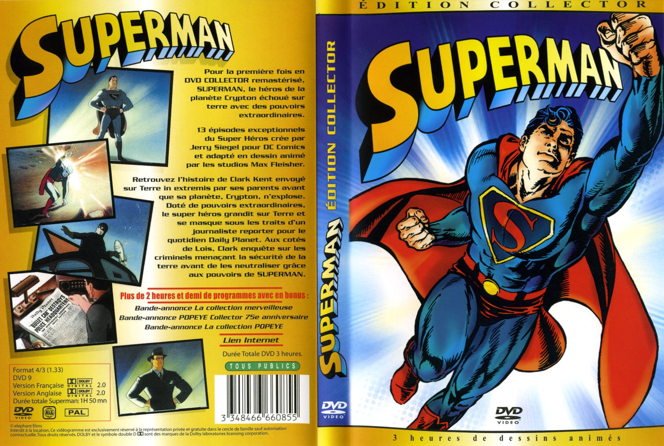 Jaquette DVD Superman DA