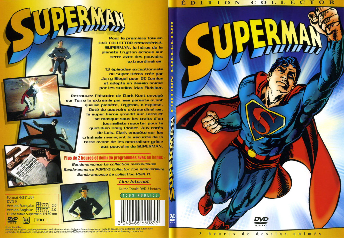 Jaquette DVD Superman DA - SLIM