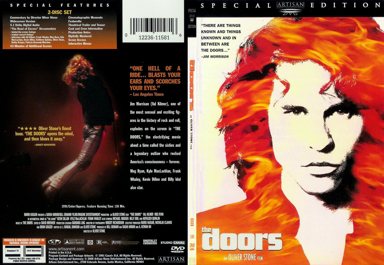Jaquette DVD The Doors - SLIM