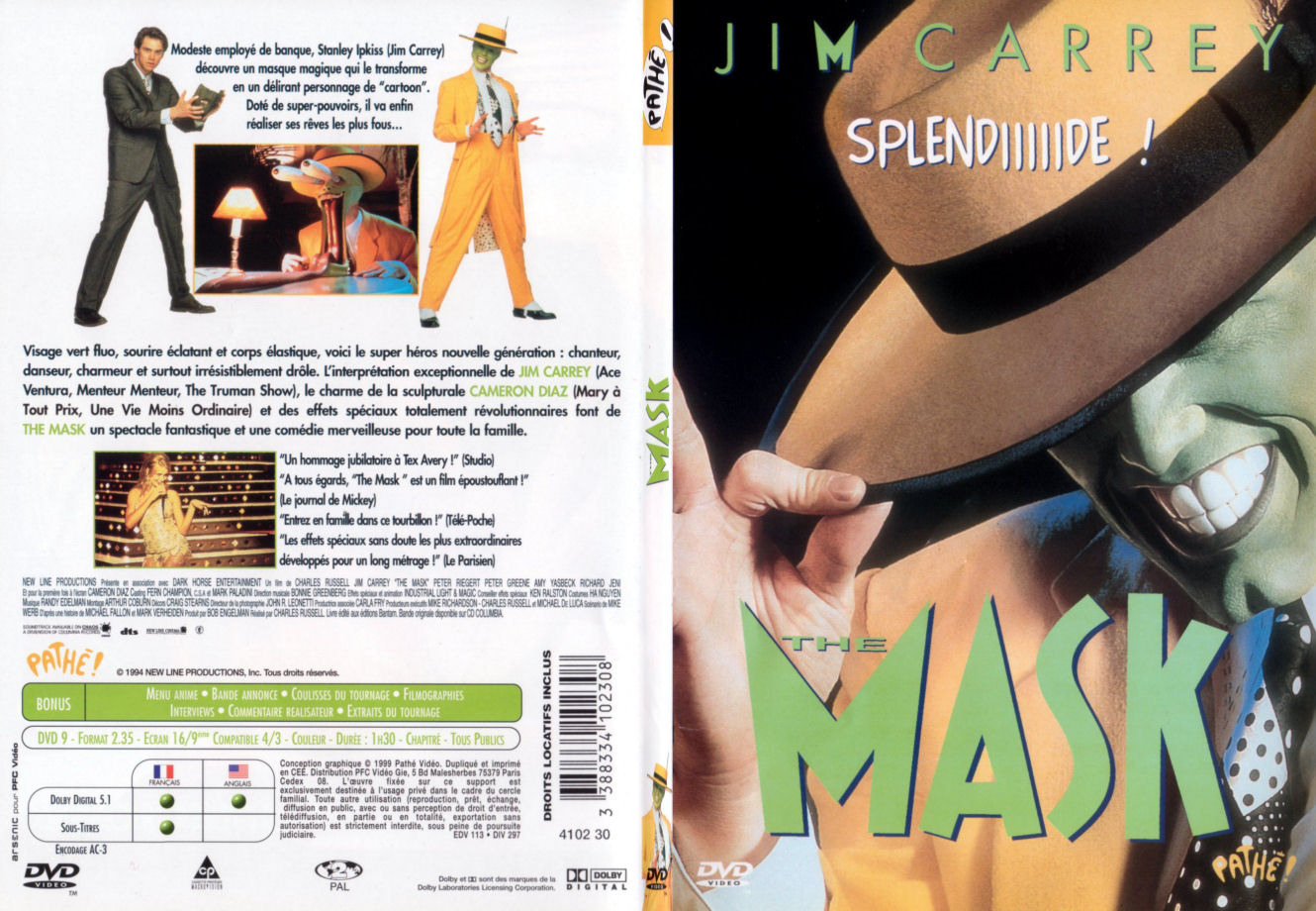 Jaquette DVD The Mask - SLIM