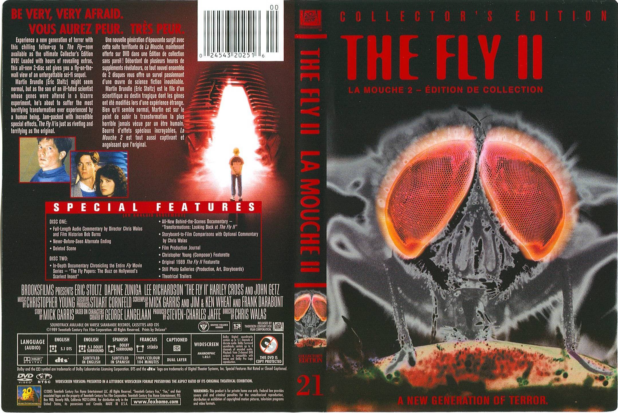 Jaquette DVD The fly 2