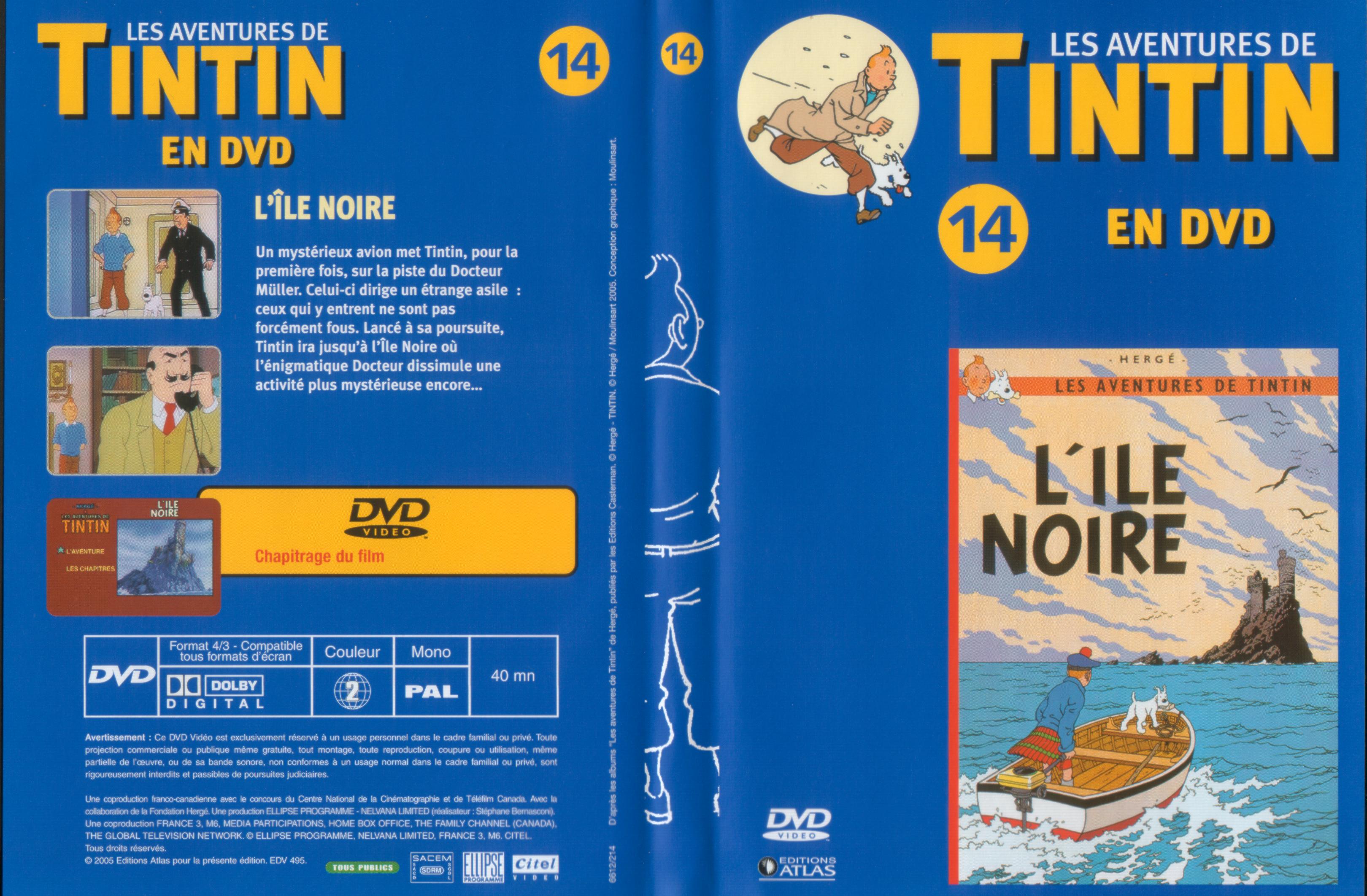 Jaquette DVD Tintin - vol 14 - L