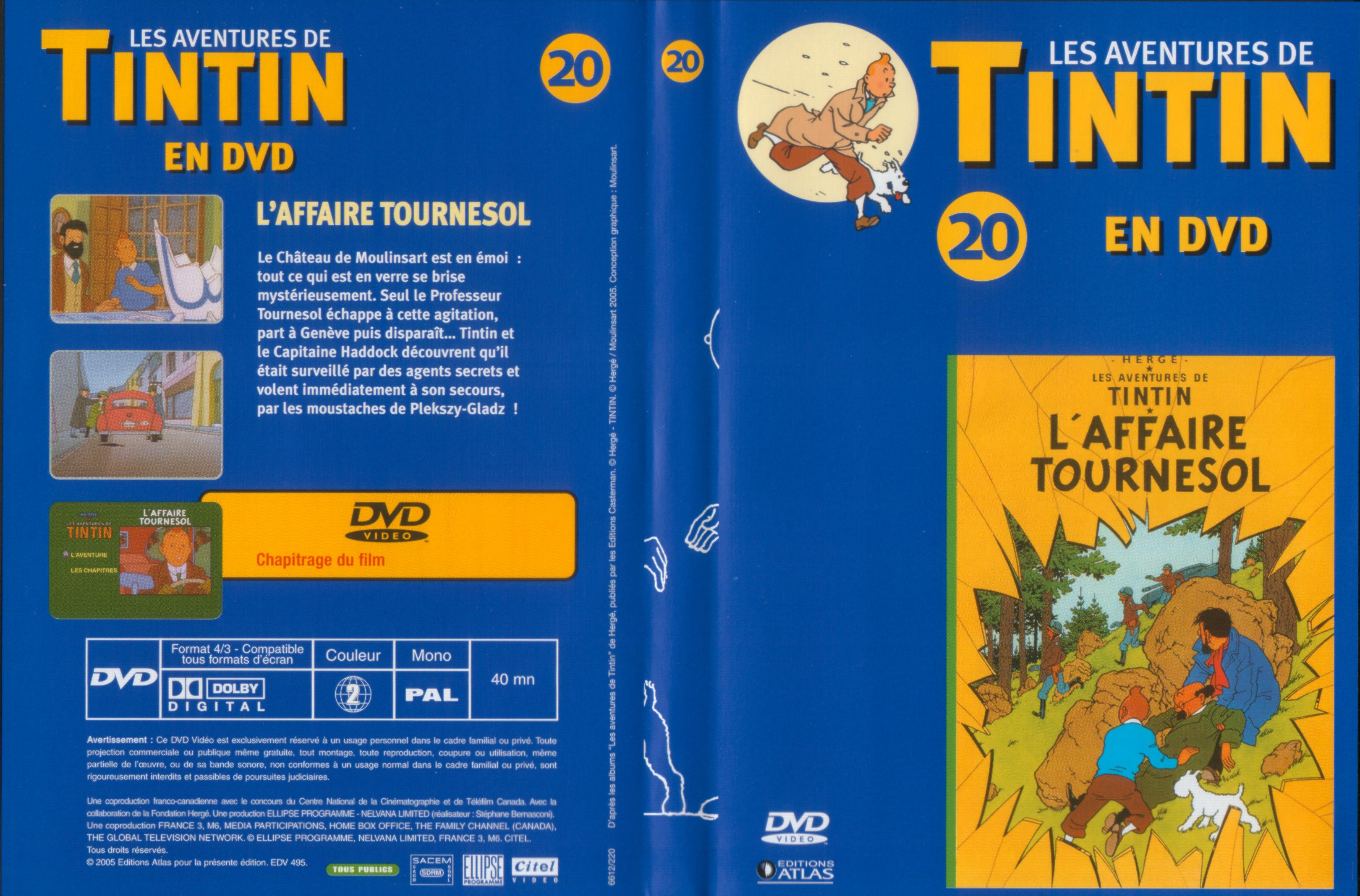 Jaquette DVD Tintin - vol 19 - L