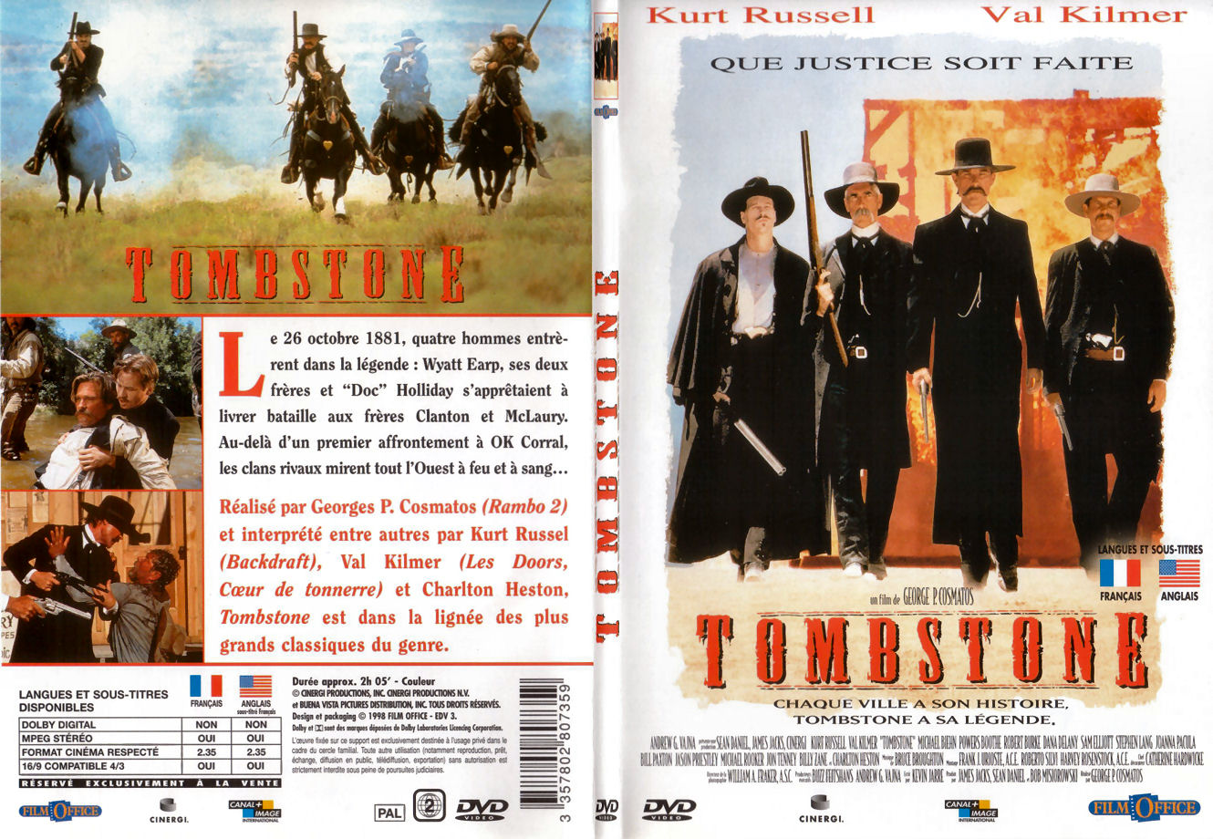 Jaquette DVD Tombstone - SLIM