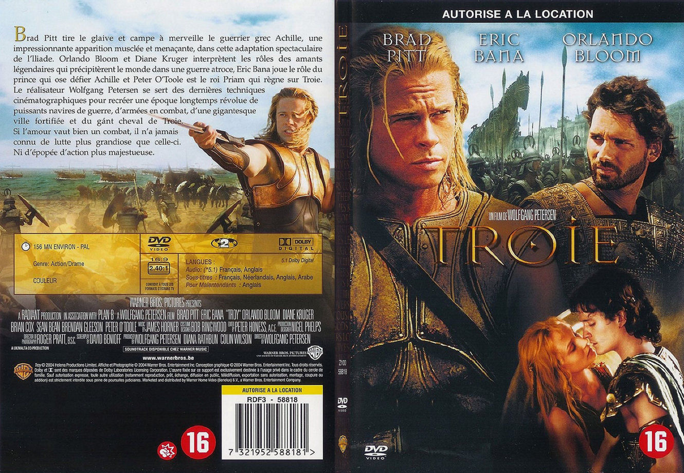 Jaquette DVD Troie - SLIM