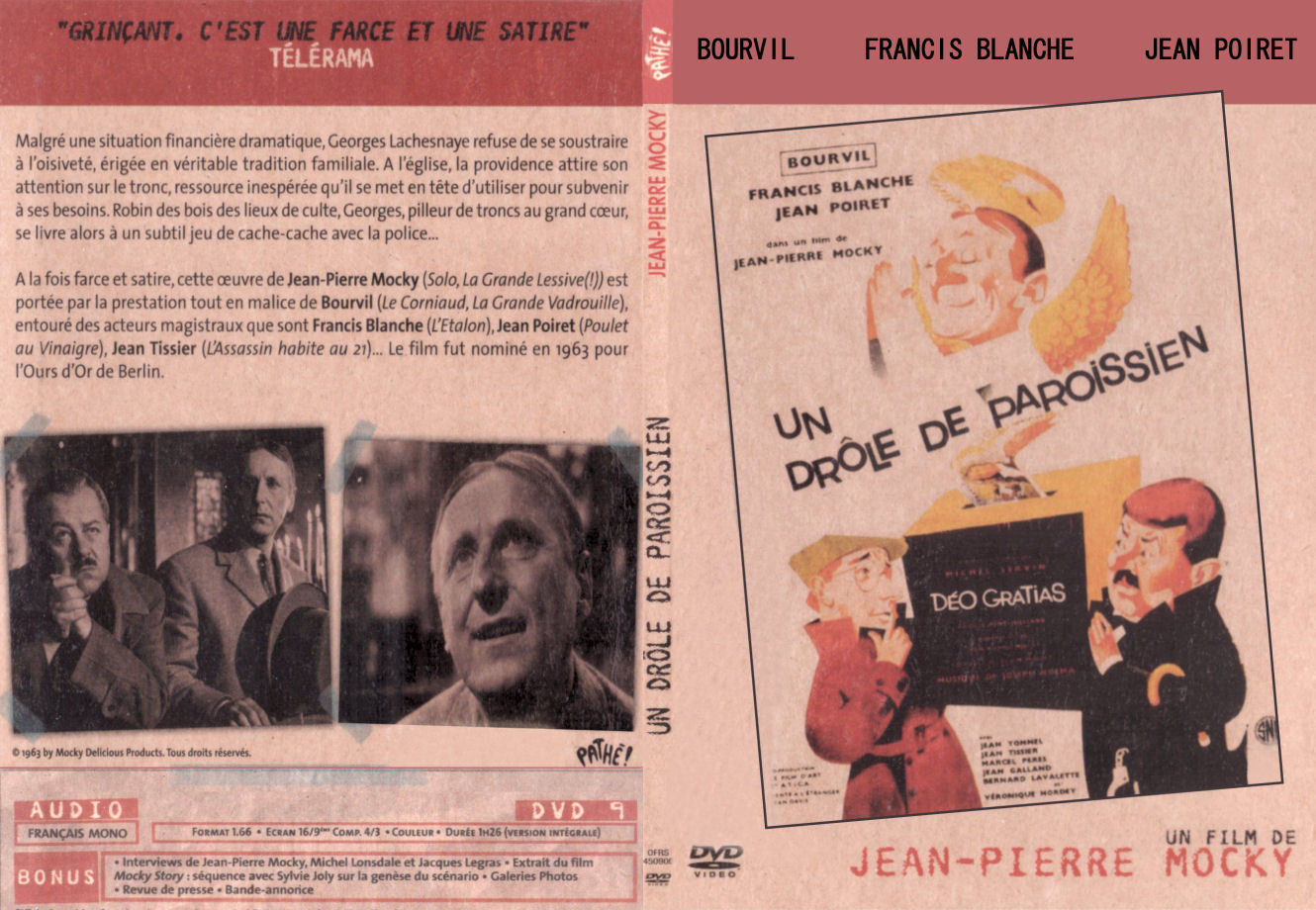 Jaquette DVD Un drole de paroissien - SLIM