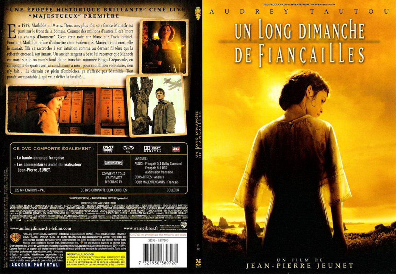 Jaquette DVD Un long dimanche de fiancailles - SLIM