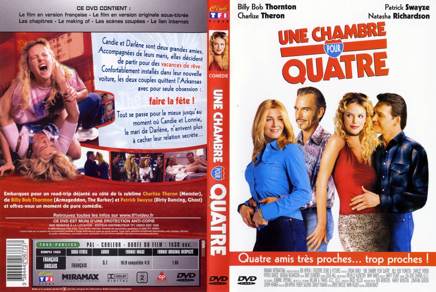 Jaquette DVD Une chambre pour quatre