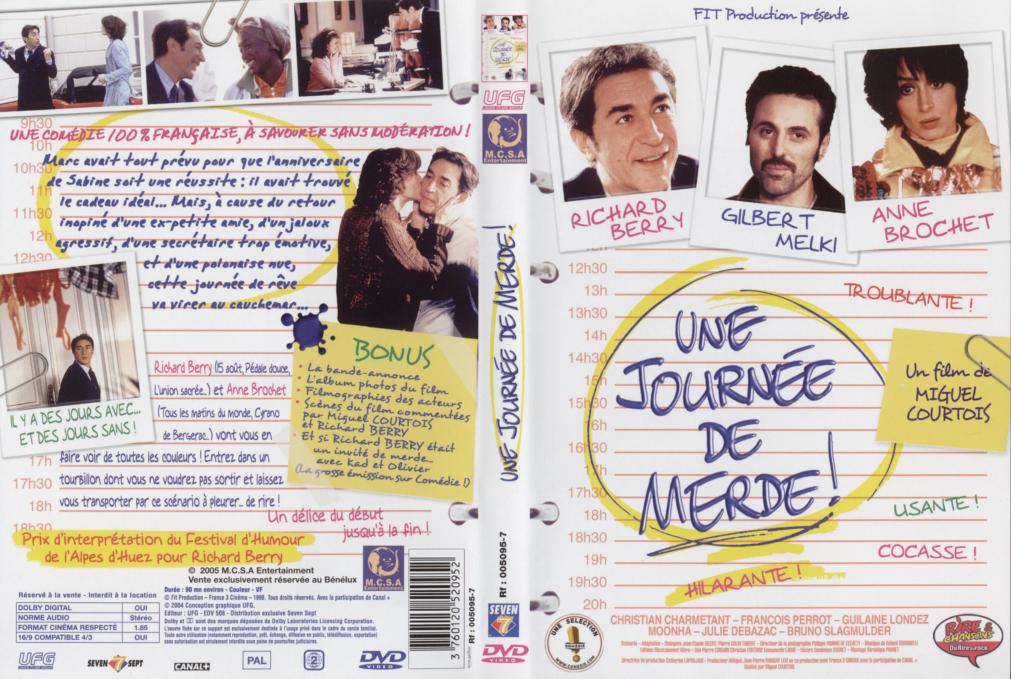 Jaquette DVD Une journe de merde v2