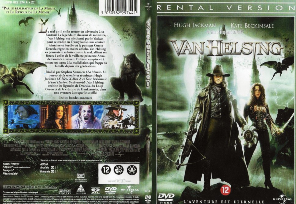 Jaquette DVD Van Helsing - SLIM v2