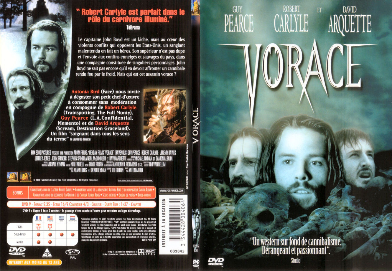 Jaquette DVD Vorace - SLIM