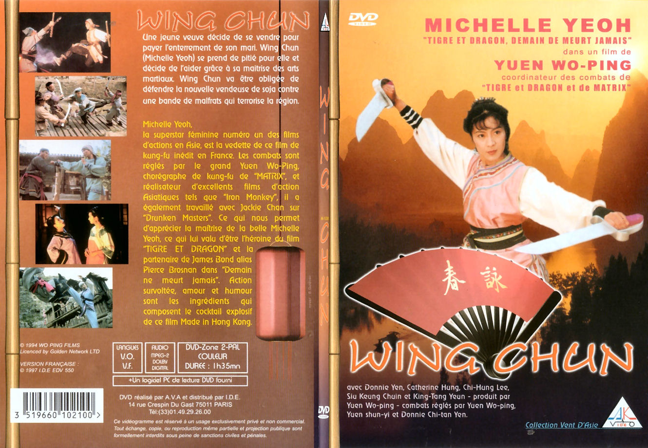 Jaquette DVD Wing Chun - SLIM