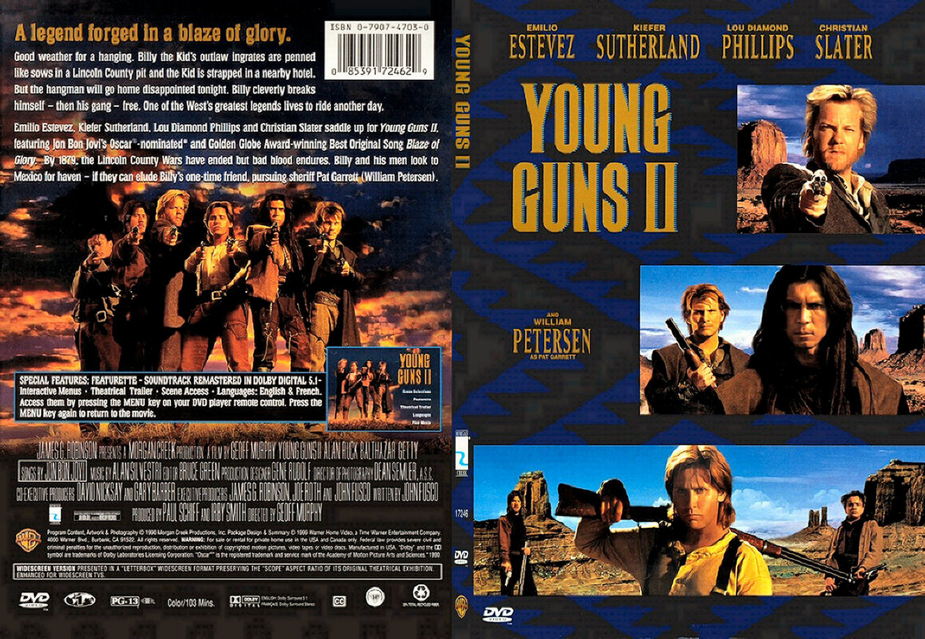 Jaquette DVD Young guns II - SLIM