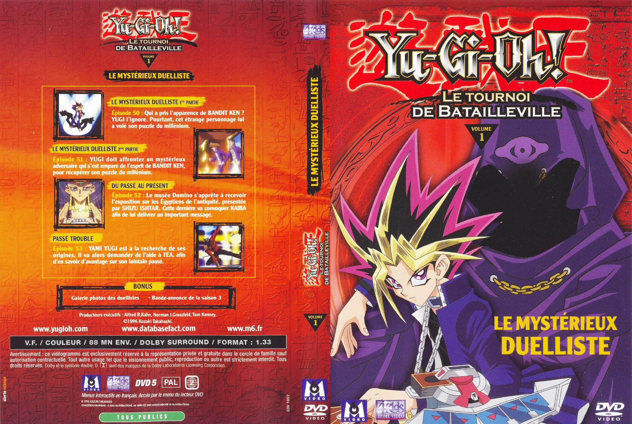 Jaquette DVD Yu-gi-oh! saison 2 vol 1