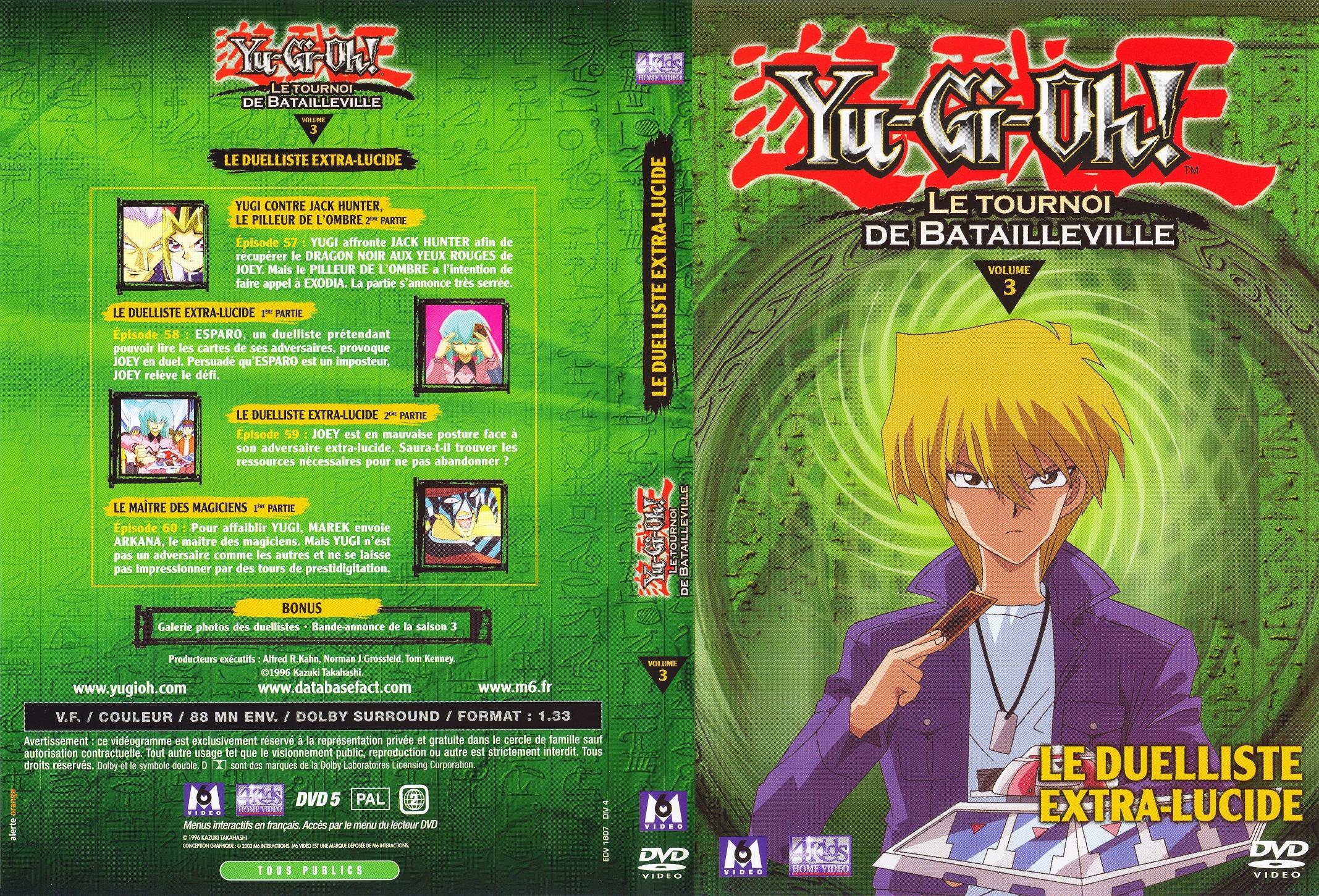 Jaquette DVD Yu-gi-oh! saison 2 vol 3