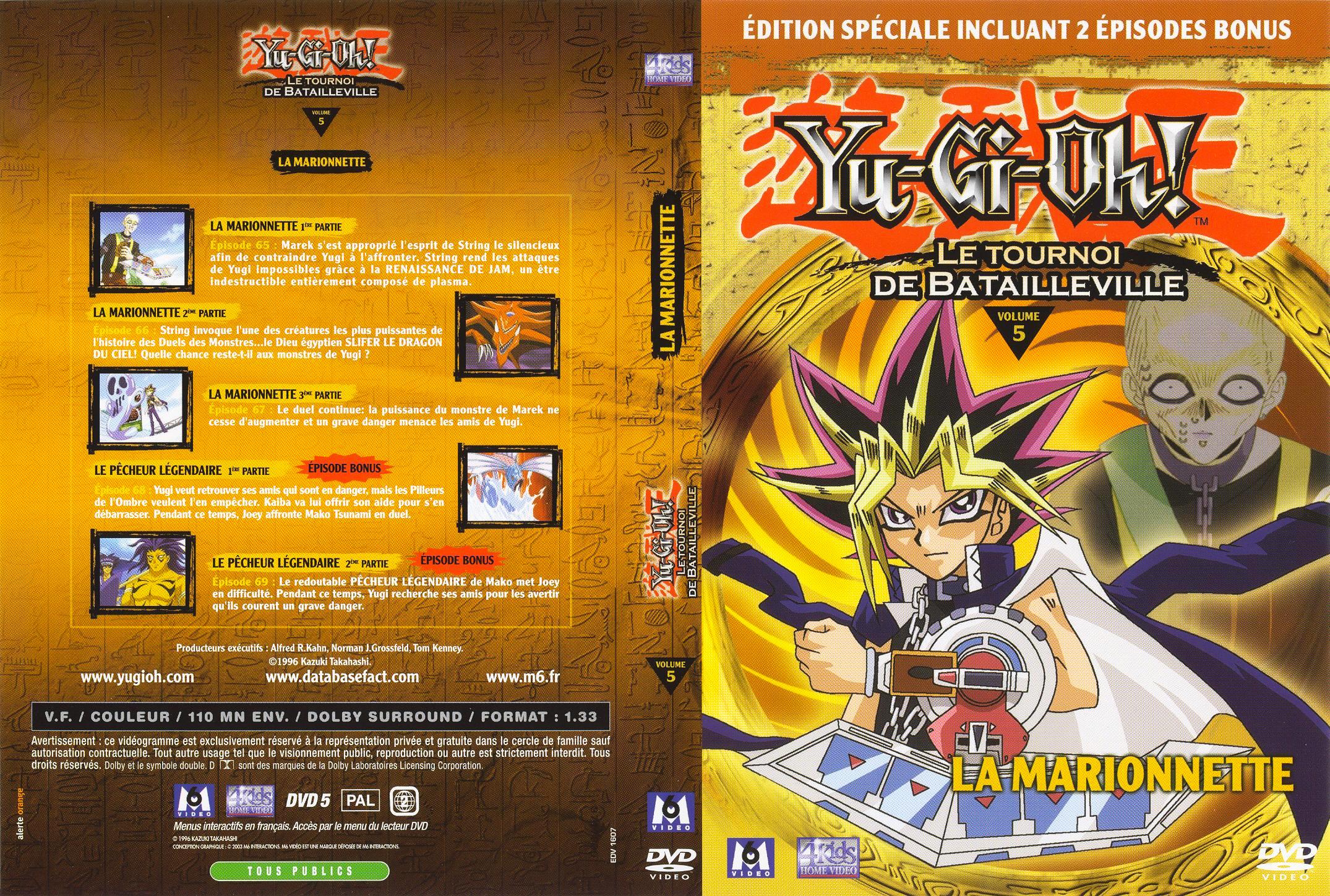 Jaquette DVD Yu-gi-oh! saison 2 vol 5