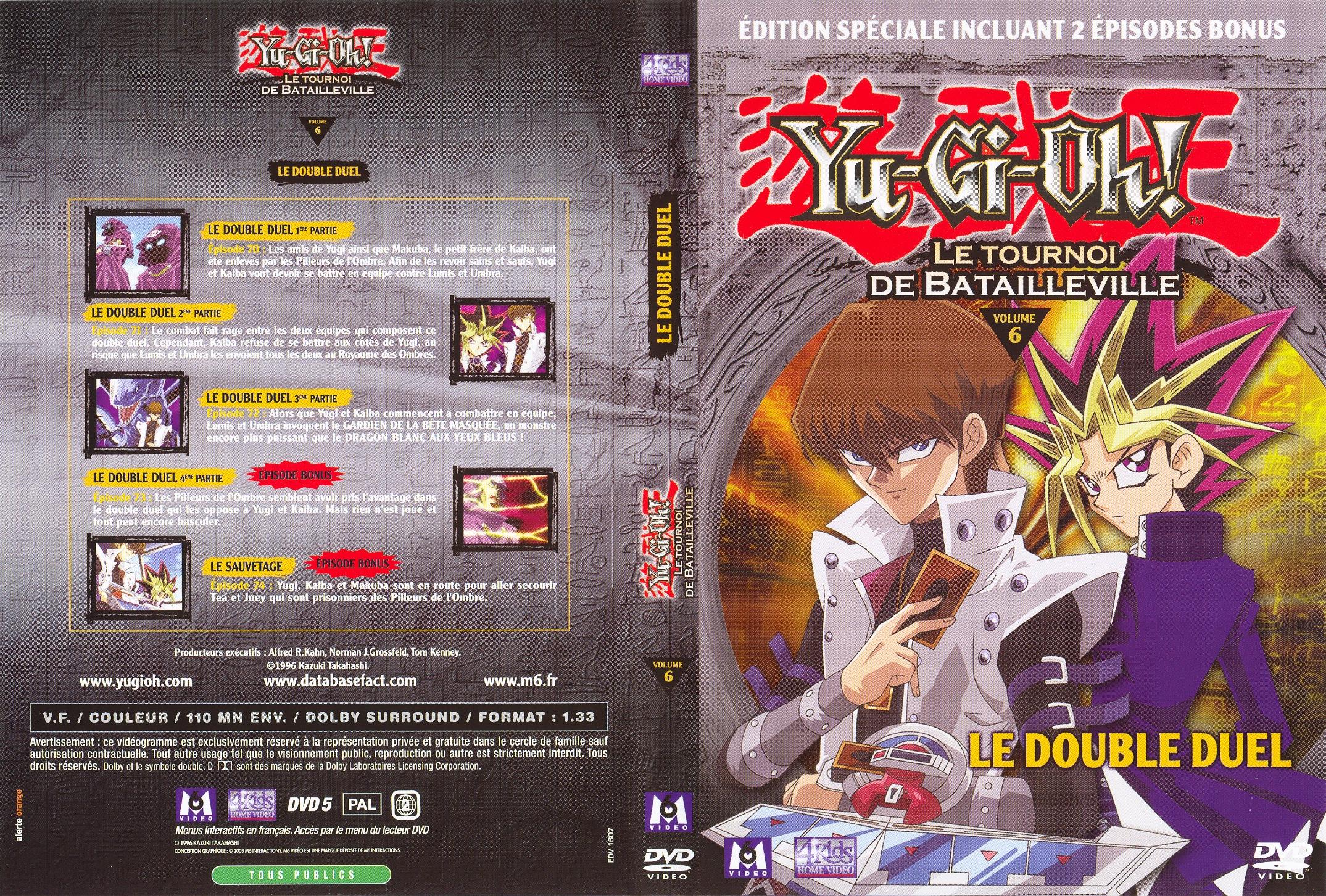 Jaquette DVD Yu-gi-oh! saison 2 vol 6