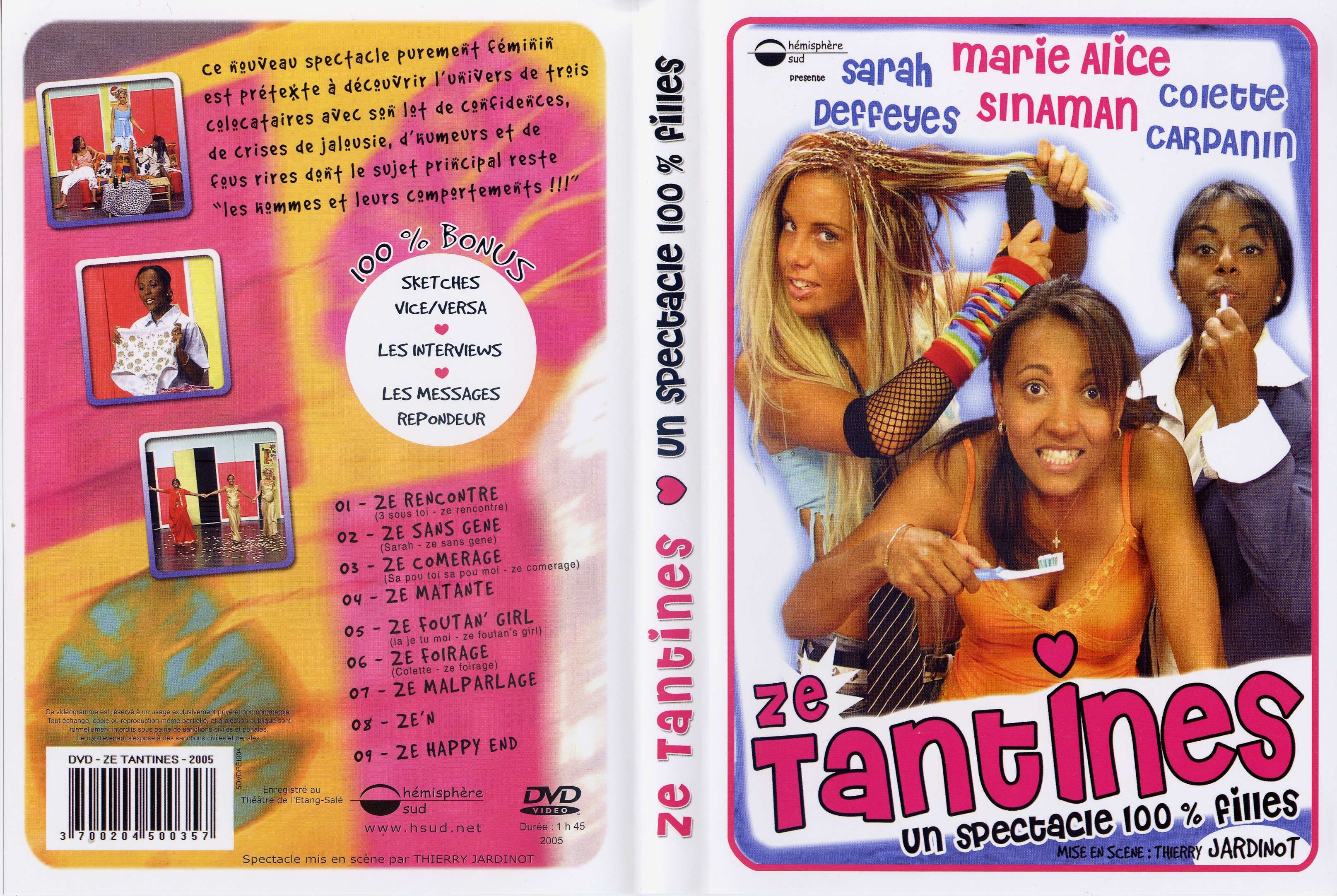 Jaquette DVD Ze tantines