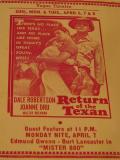 Affiche de Return of the Texan