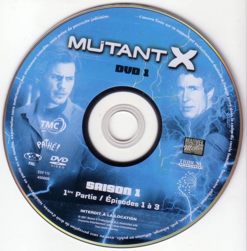 Mutant X saison1 dvd 1 1eme partie