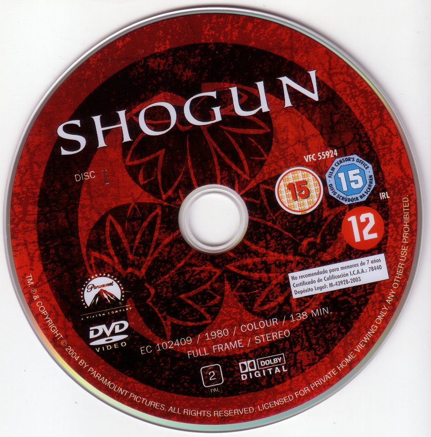 Shogun dvd 1