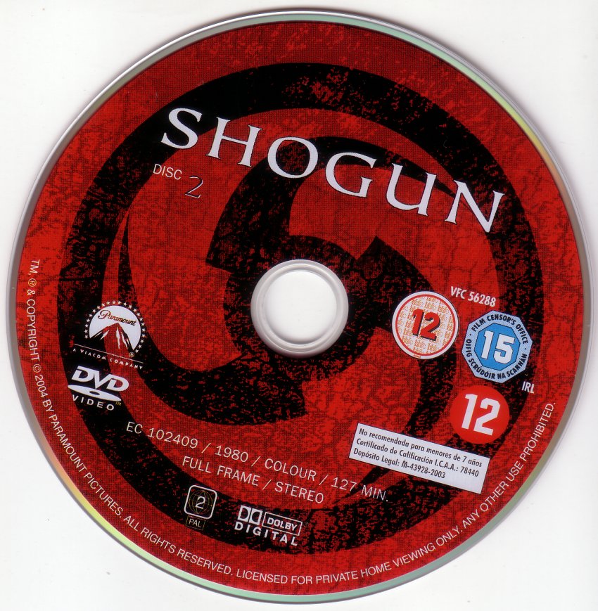 Shogun dvd 2