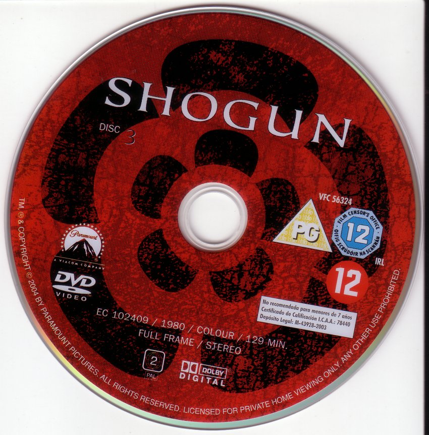Shogun dvd 3