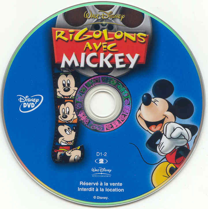 Mickey rigolons avec mickey