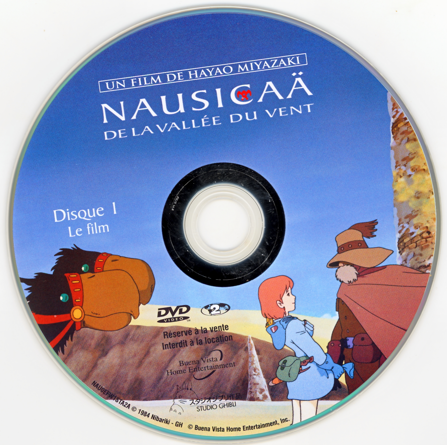 10  nausicaa de la valle du vent sticker