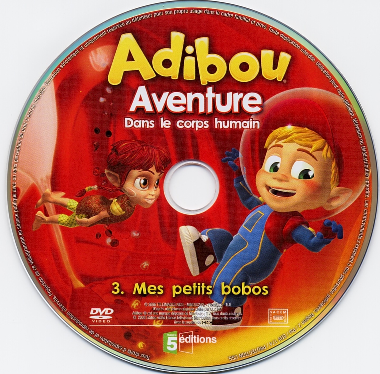 Adibou Aventure vol 3 Mes petits bobos