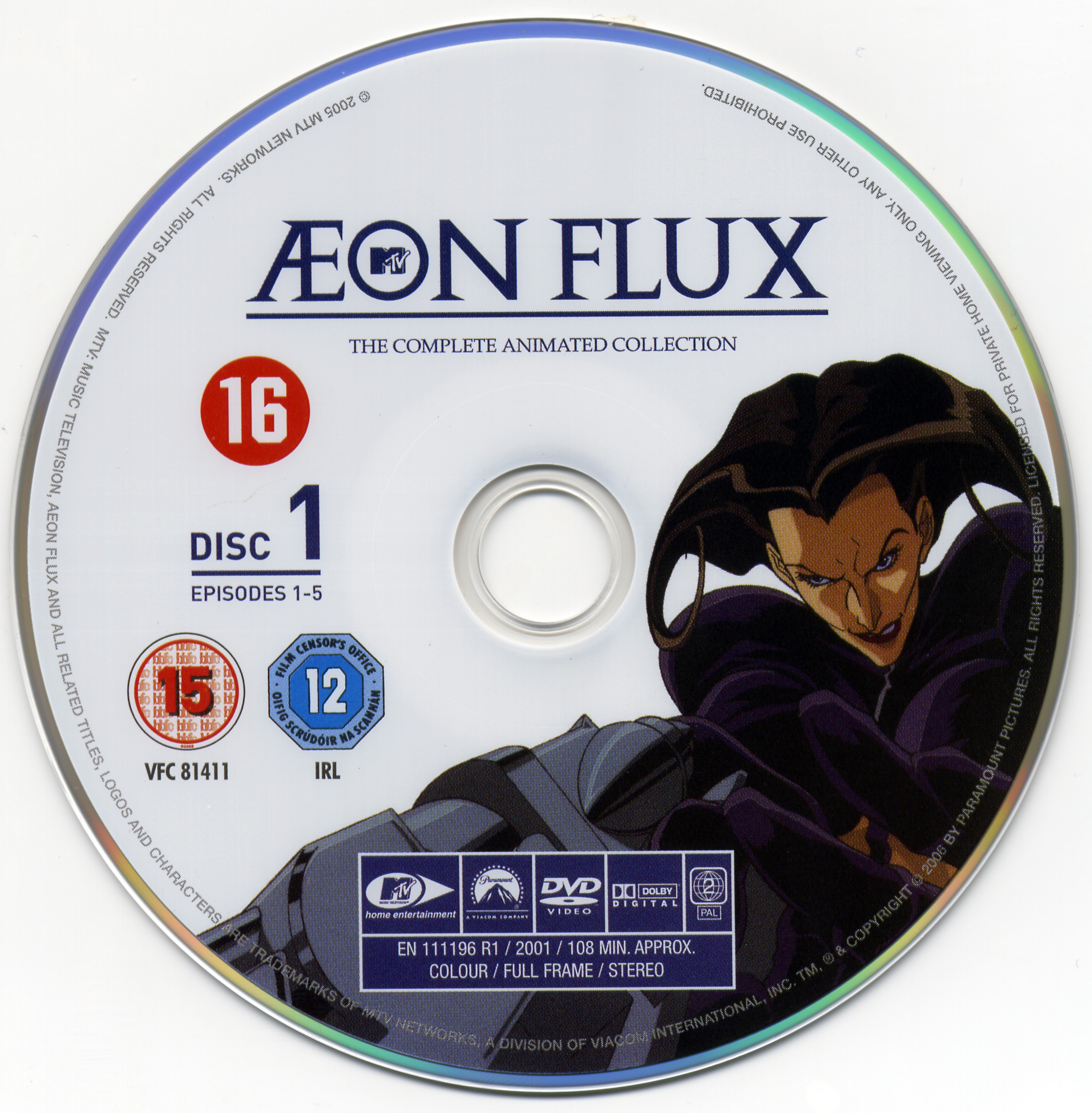 Aeon flux DVD 1
