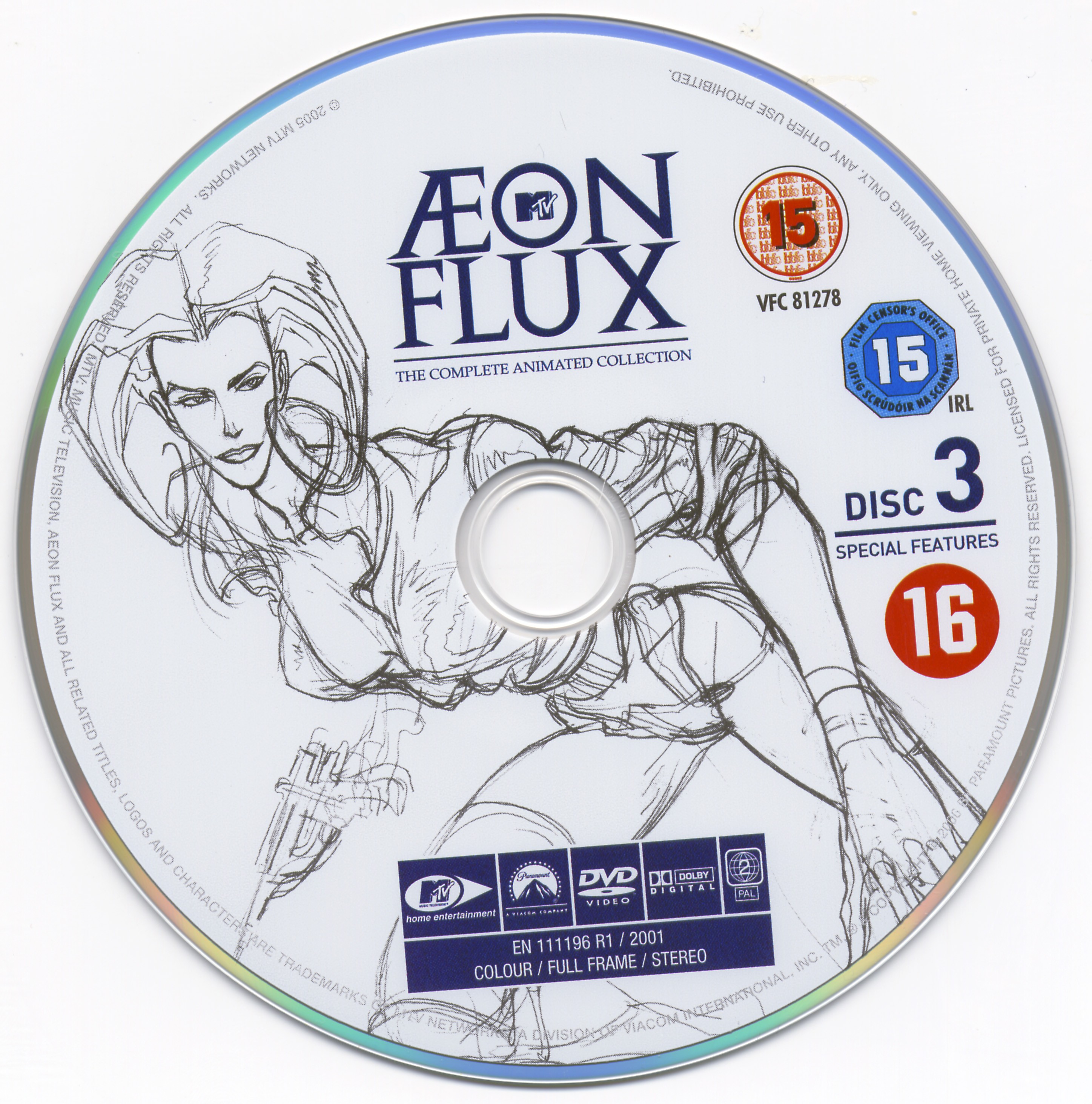Aeon flux DVD 3