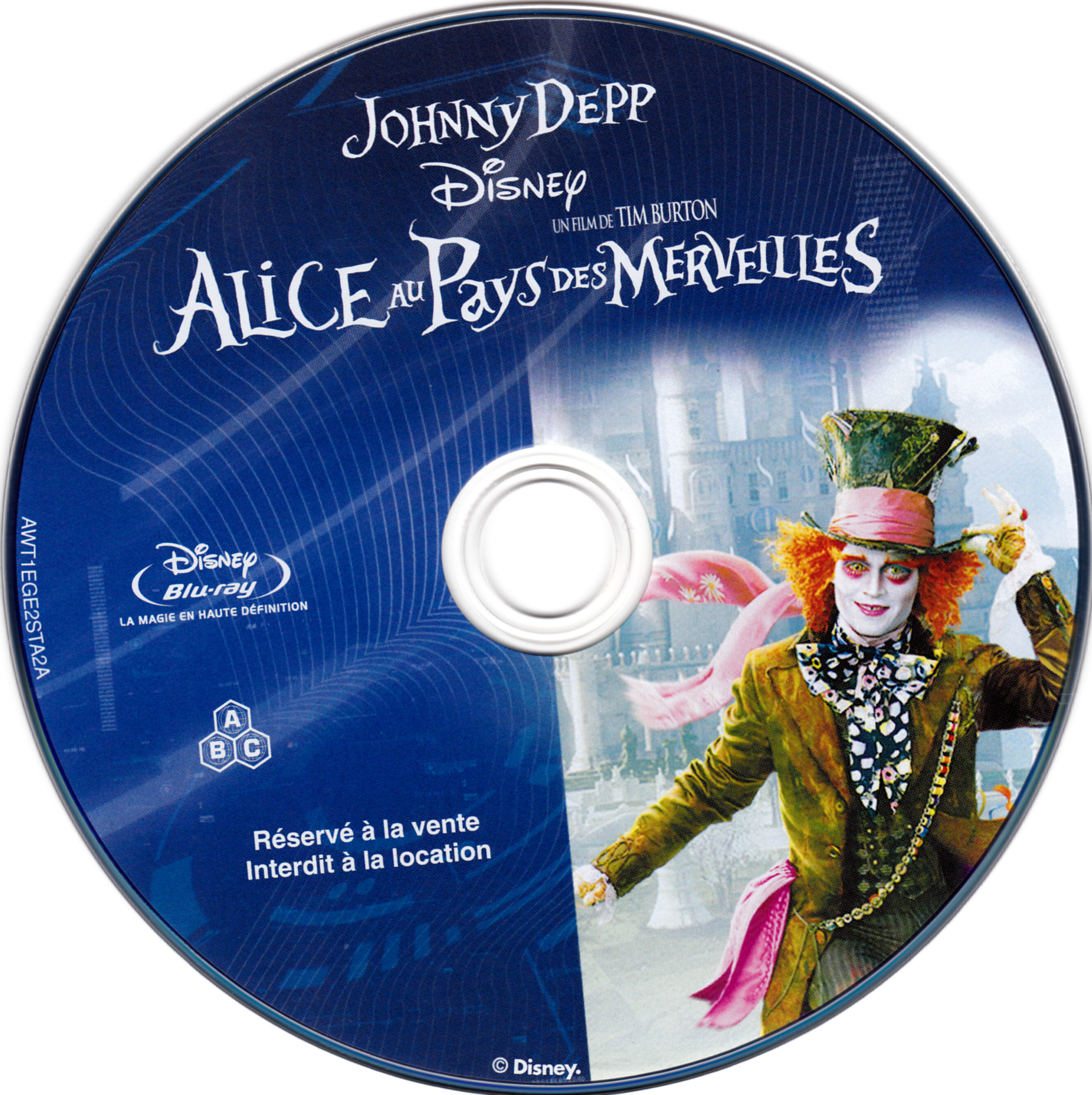 Alice au pays des merveilles (Tim Burton) (BLU-RAY)