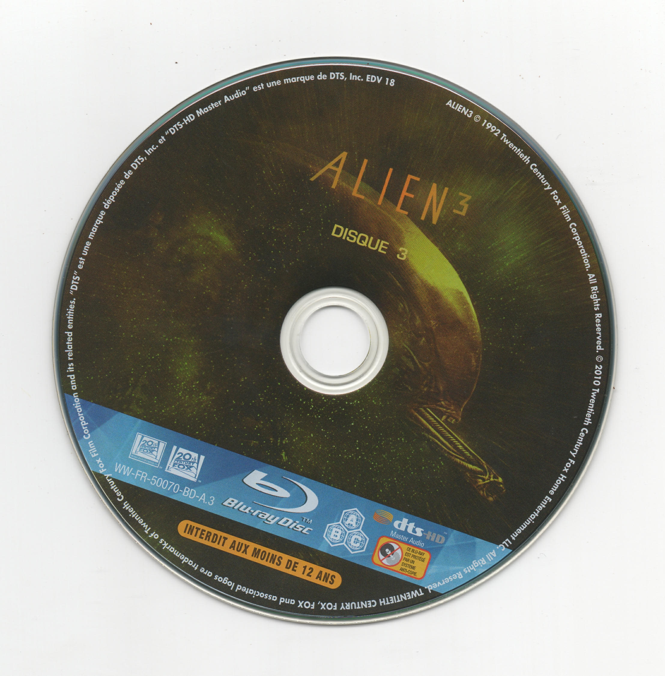 Alien 3 (BLU-RAY) v2