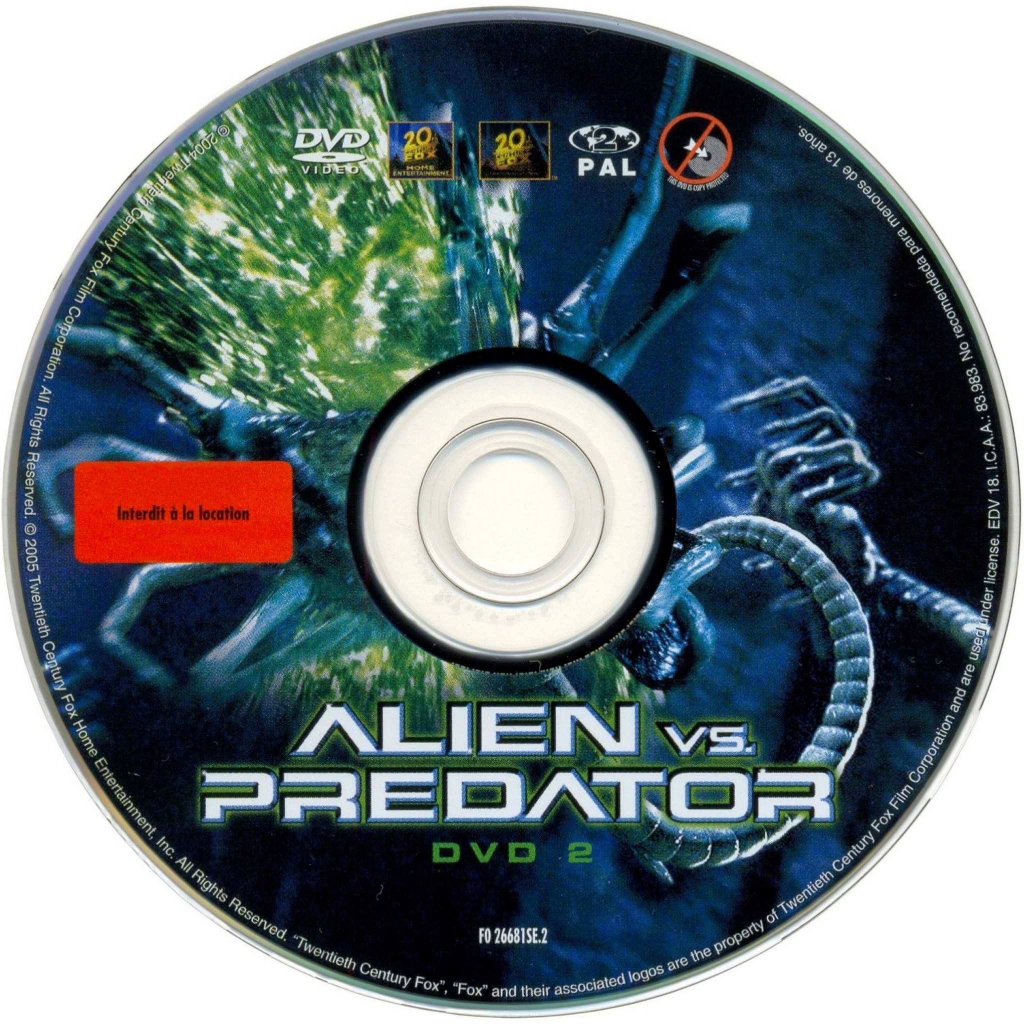 Alien vs Predator DISC 2