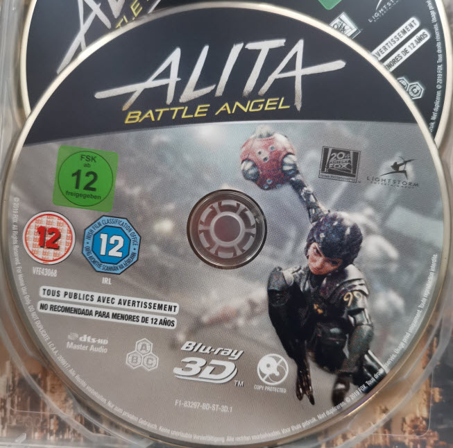 Alita Battle Angel 3D (BLU-RAY)