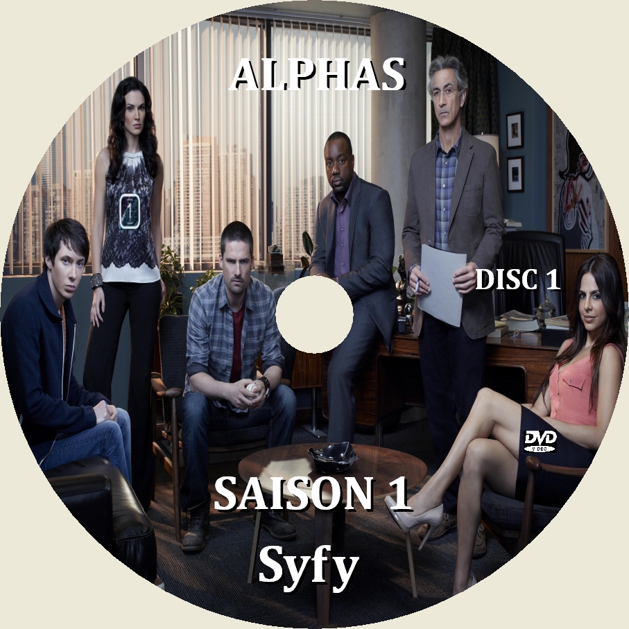Alphas Saison 1 DVD 1 custom