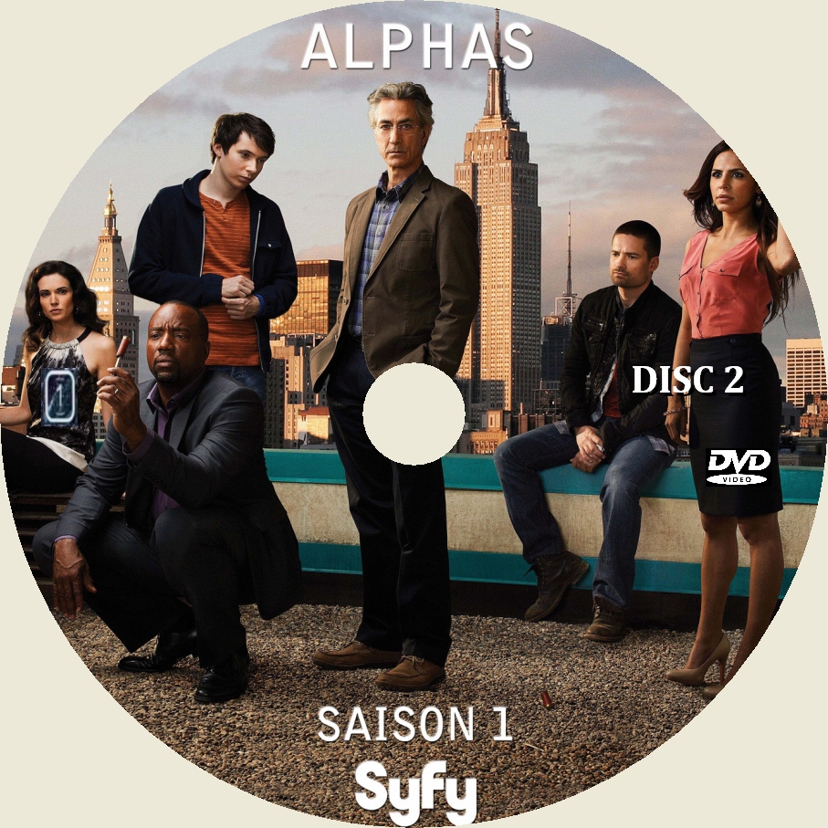 Alphas Saison 1 DVD 2 custom
