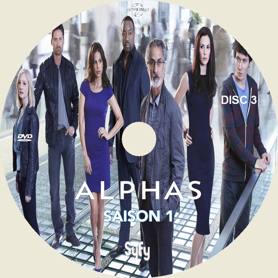 Alphas Saison 1 DVD 3 custom