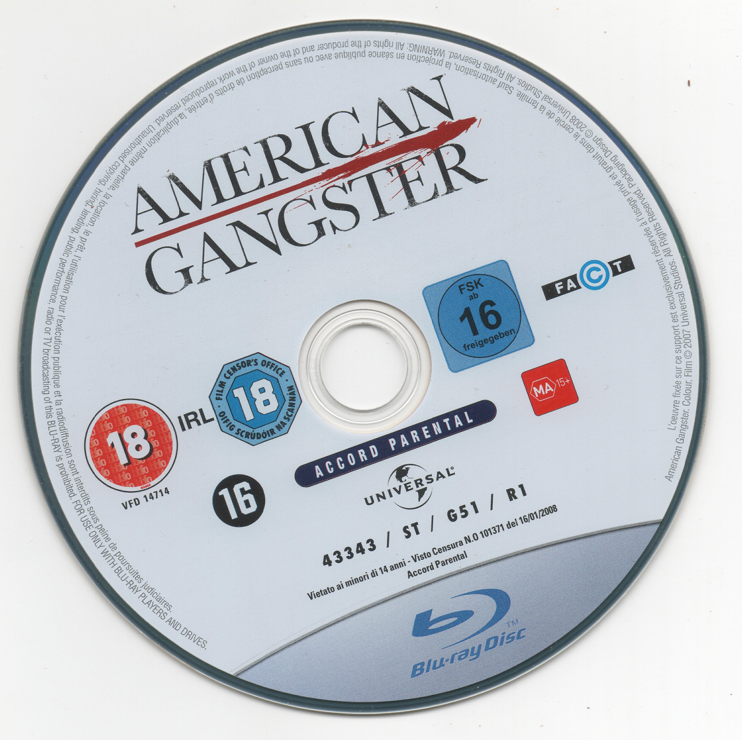 American gangster (BLU-RAY)