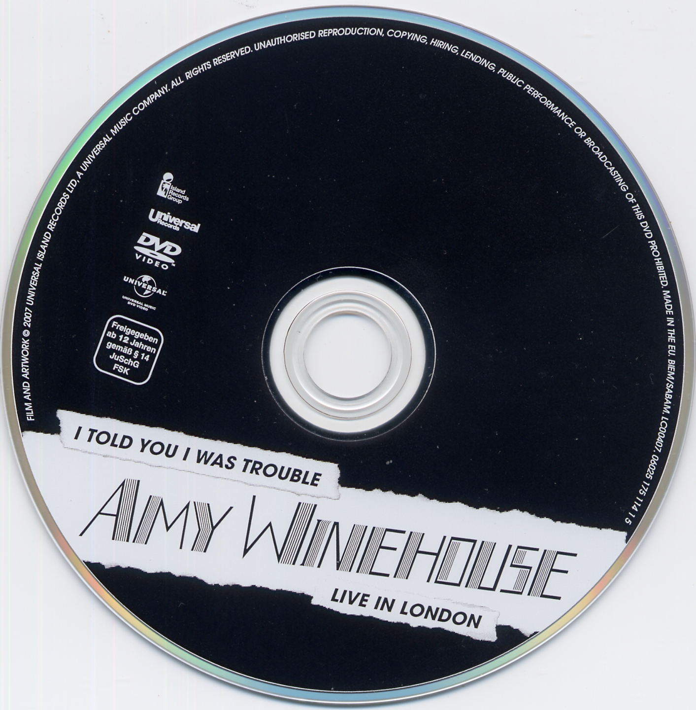 Amy Winehouse - Live in London 2007