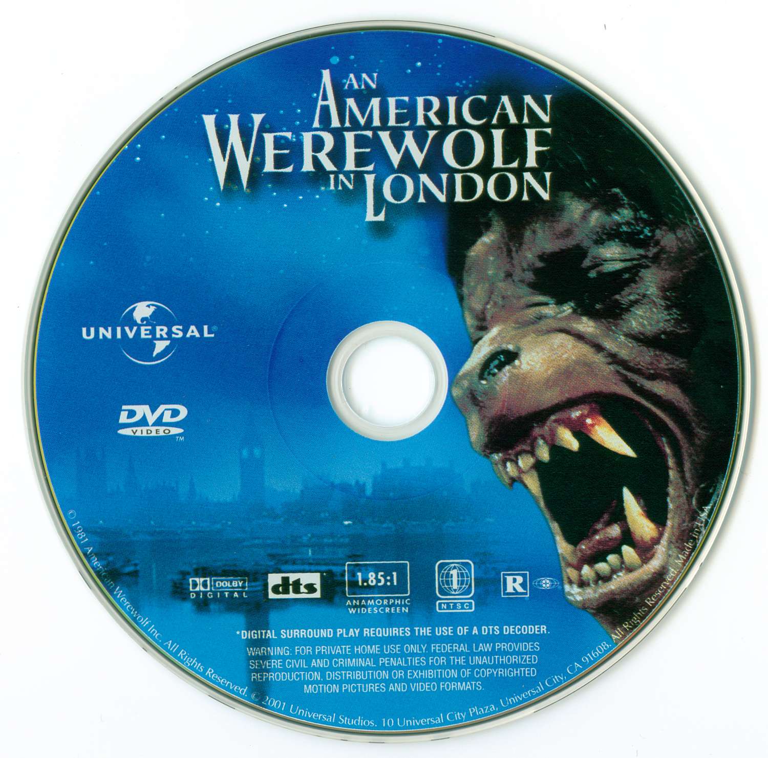 An american wherewolf in London Zone 1