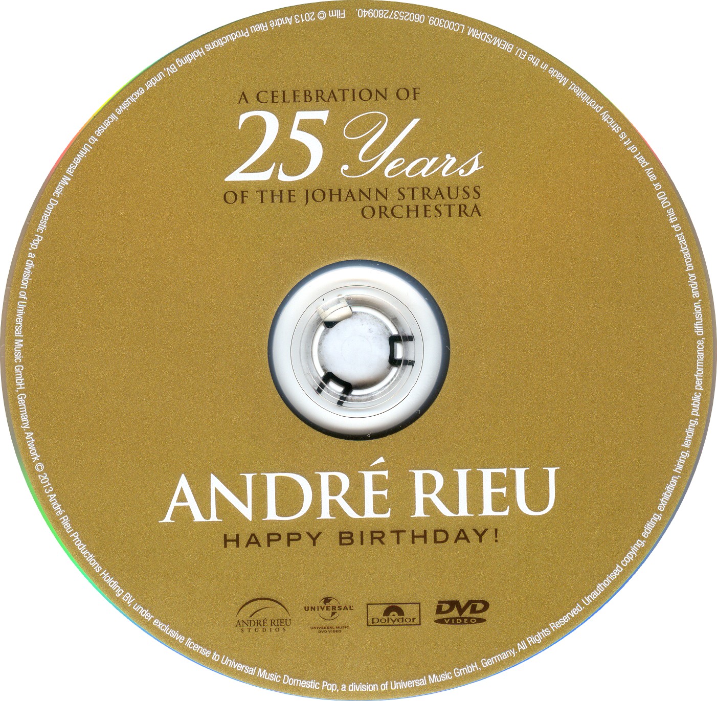 Andr Rieu Happy Birthday 25 ans
