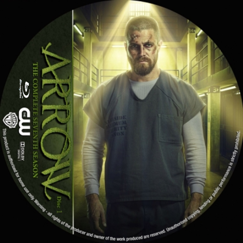 Arrow saison 7 Blu ray disc 1 custom
