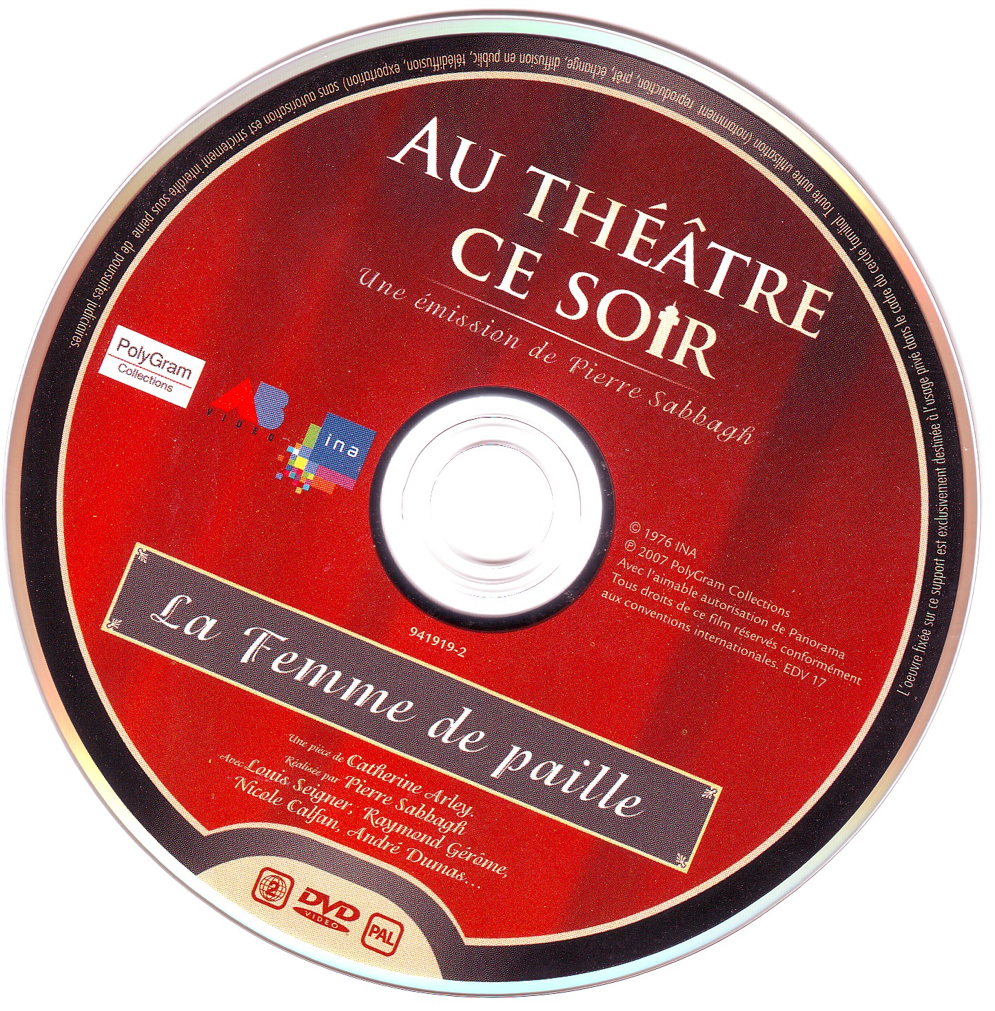 Au theatre ce soir - La femme de paille