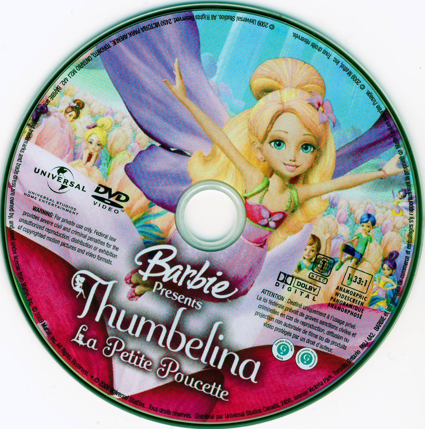 Barbie Presents Thumbelina La petite poucette