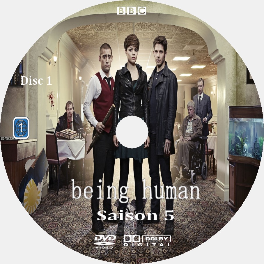 Being Human Saison 5 DISC 1 custom 