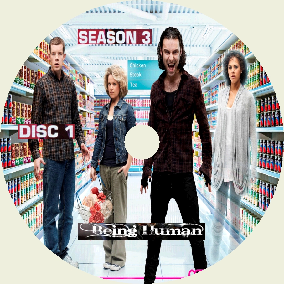 Being human Saison 3 DVD 1 custom