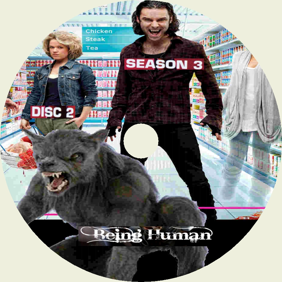 Being human Saison 3 DVD 2 custom