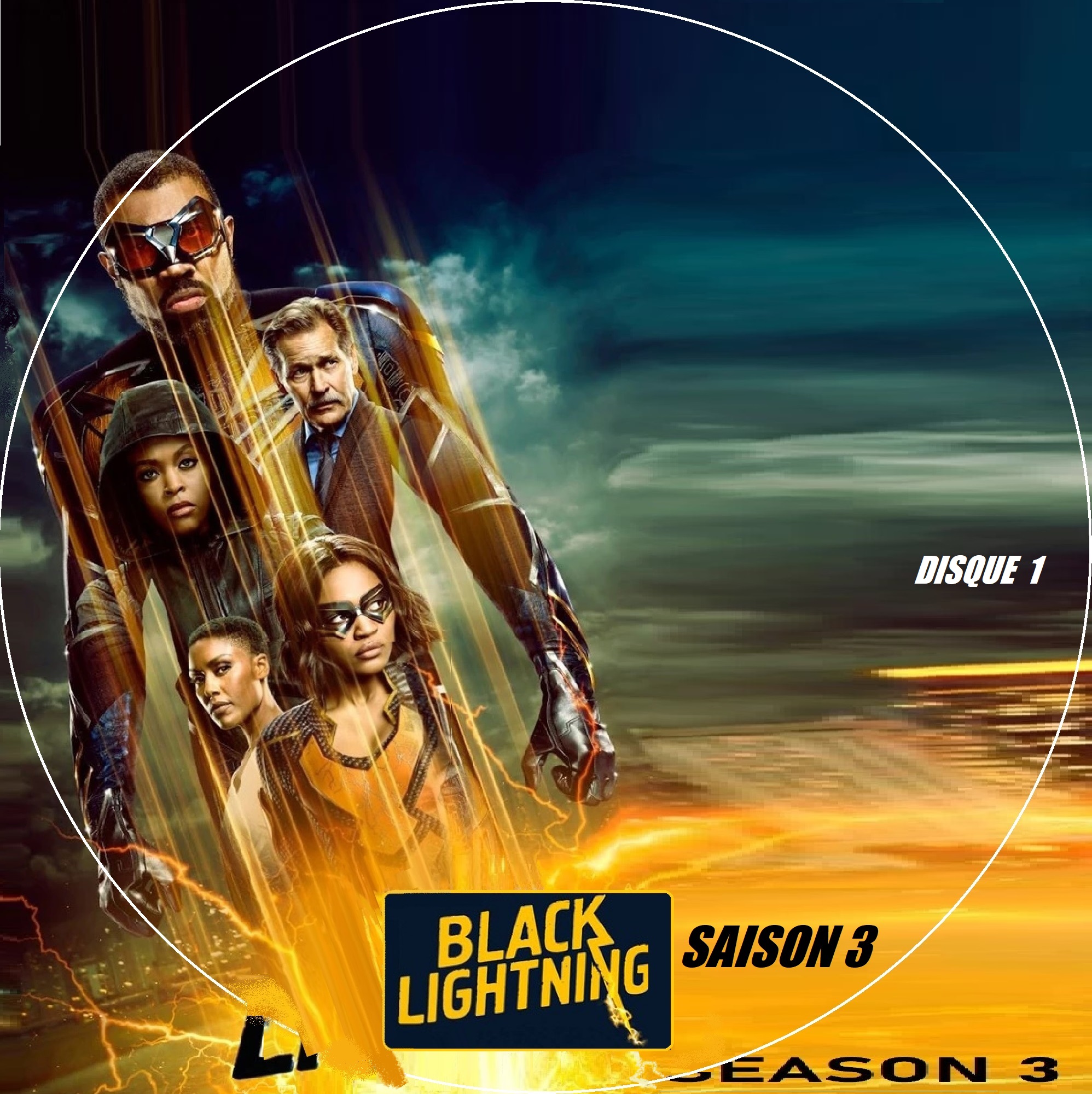 Black Lightning saison 3 DISC 1 custom